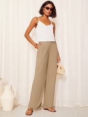 Friends Like These Ivory White Longline V Neck Lightweight Cami Vest - Image 2 of 4