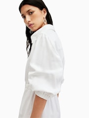 AllSaints White Osa Denim Dress - Image 4 of 5