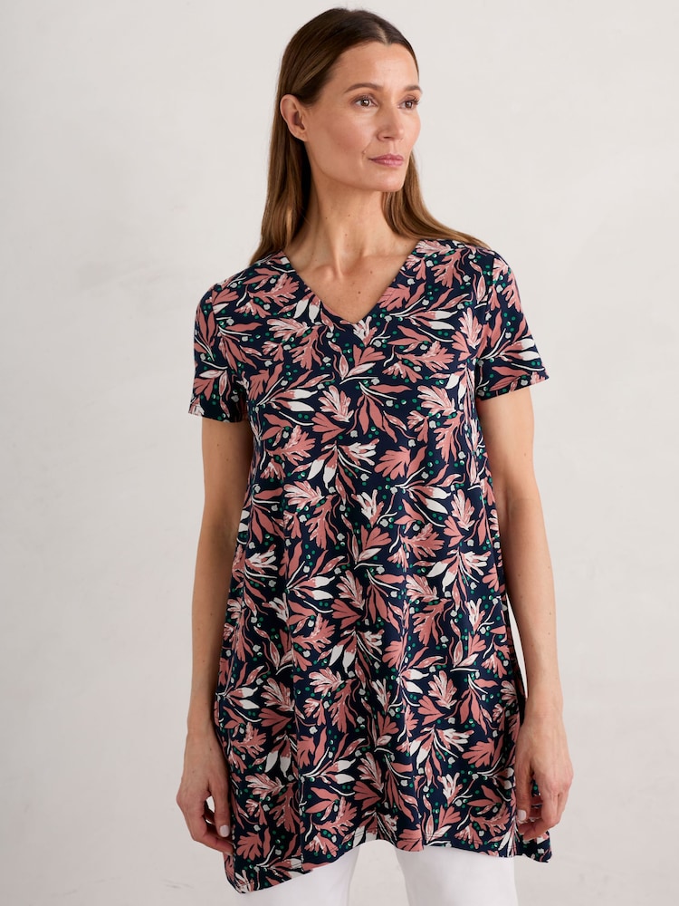 Seasalt Cornwall Blue Field Guide Tunic - Image 1 of 5 Seasalt Cornwall Blue Field Guide Tunic - Image 1 of 5