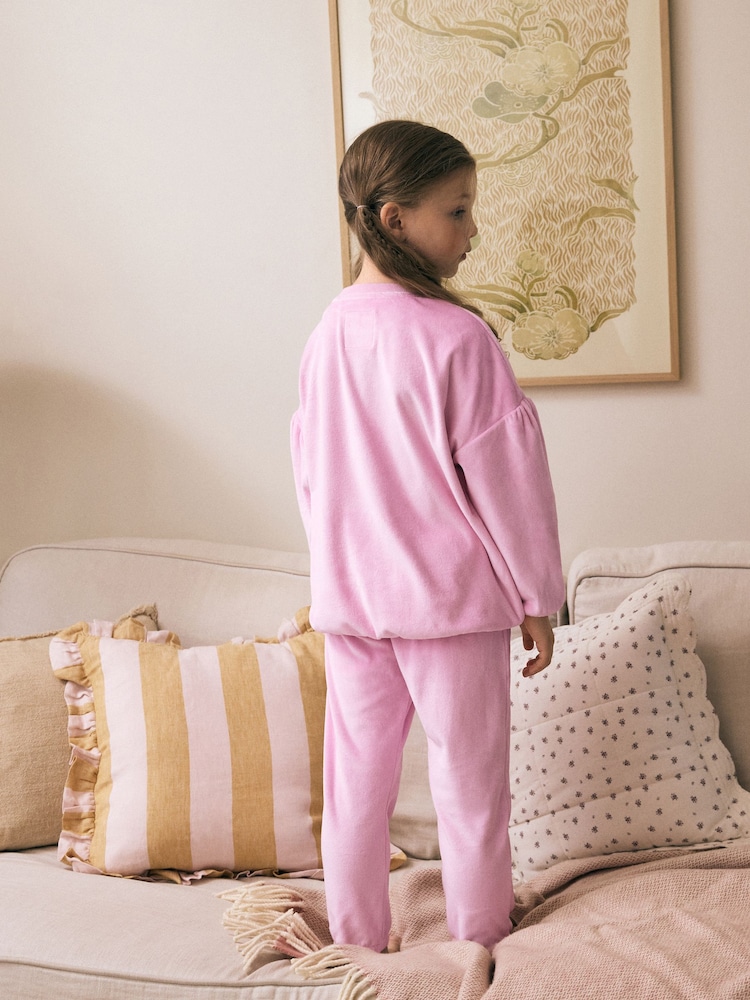 Red/Pink Cosy Fleece Pyjamas (9mths-16yrs) - Image 2 of 5