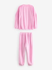 Red/Pink Cosy Fleece Pyjamas (9mths-16yrs) - Image 5 of 5