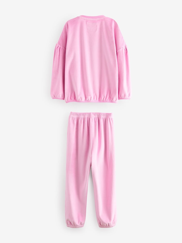 Red/Pink Cosy Fleece Pyjamas (9mths-16yrs) - Image 5 of 5