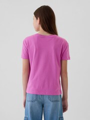 Gap Purple Graphic Short Sleeve Crew Neck T-Shirt (4-13yrs) - Image 2 of 4