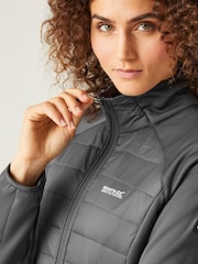Regatta Grey Womens Clumber Hybrid V Walking Jacket - Image 4 of 9