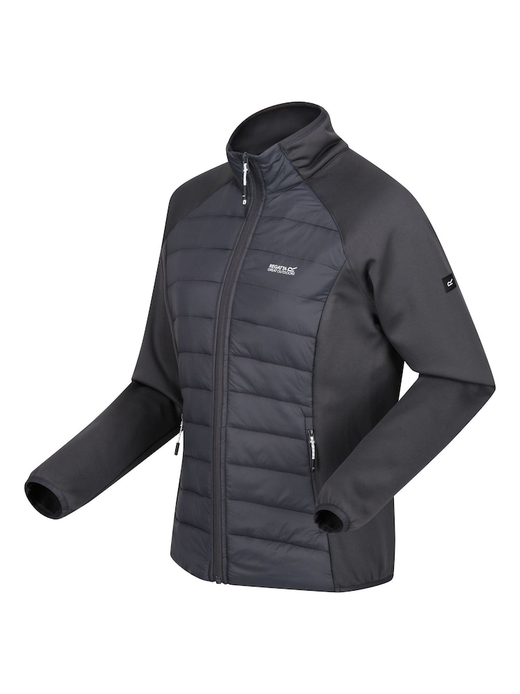 Regatta Grey Womens Clumber Hybrid V Walking Jacket - Image 9 of 9