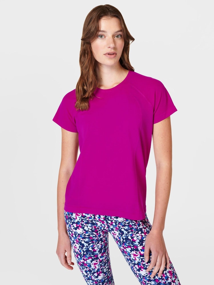 Sweaty Betty Athlete Nahtloses, federleichtes T-Shirt - Bild 1 von 5
