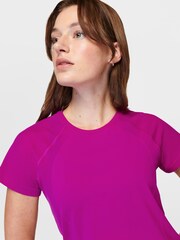 Sweaty Betty Athlete Nahtloses, federleichtes T-Shirt - Bild 5 von 5
