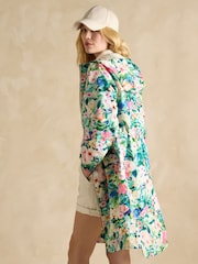 Joules Holkham Floral Waterproof Packable Raincoat With Hood - Image 5 of 10