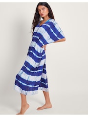 Monsoon Blue Nova Tie Dye Kaftan - Image 2 of 5