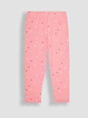 JoJo Maman Bébé Pink 2-Pack Ribbed Pyjamas - Image 7 of 7