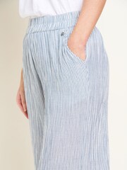 Brakeburn Blue 100% Cotton Stevie Beach Joggers - Image 3 of 4