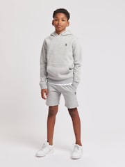 Grijs - U.S. Polo Assnvoor ons. Double Horsemen hoodie voor jongens - Image 2 of 4