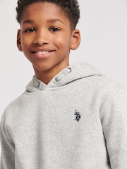 Grijs - U.S. Polo Assnvoor ons. Double Horsemen hoodie voor jongens - Image 3 of 4