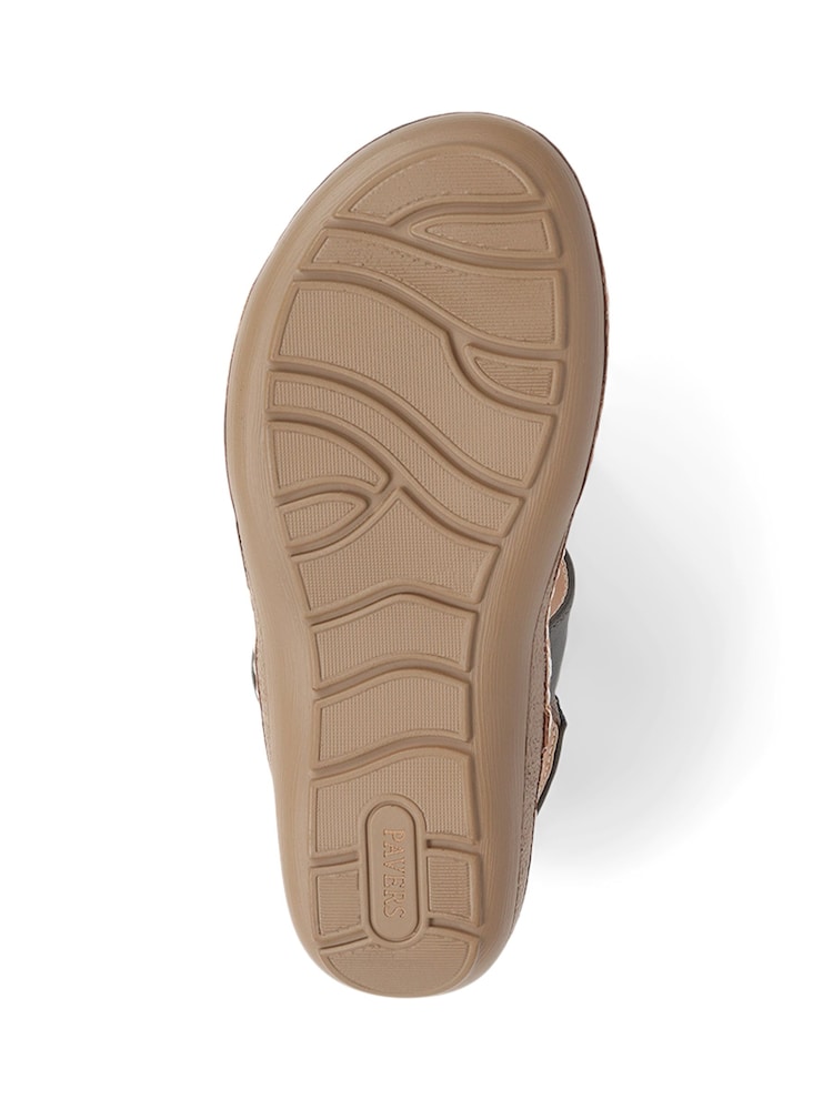 Pavers White Pavers Brown Touch-Fasten Sandals - Image 5 of 5