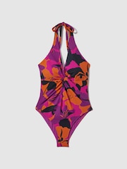 Florere Printed Twist Front Swimsuit - Image 2 of 5