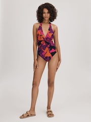 Florere Printed Twist Front Swimsuit - Image 5 of 5