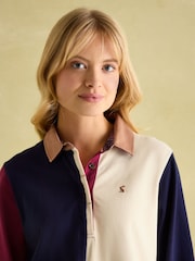Joules Sammie Hotchpotch Heavyweight Cotton Rugby Shirt - Image 4 of 6
