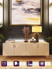 Frank Olsen Antique White Ava Smart TV Unit - Image 3 of 10