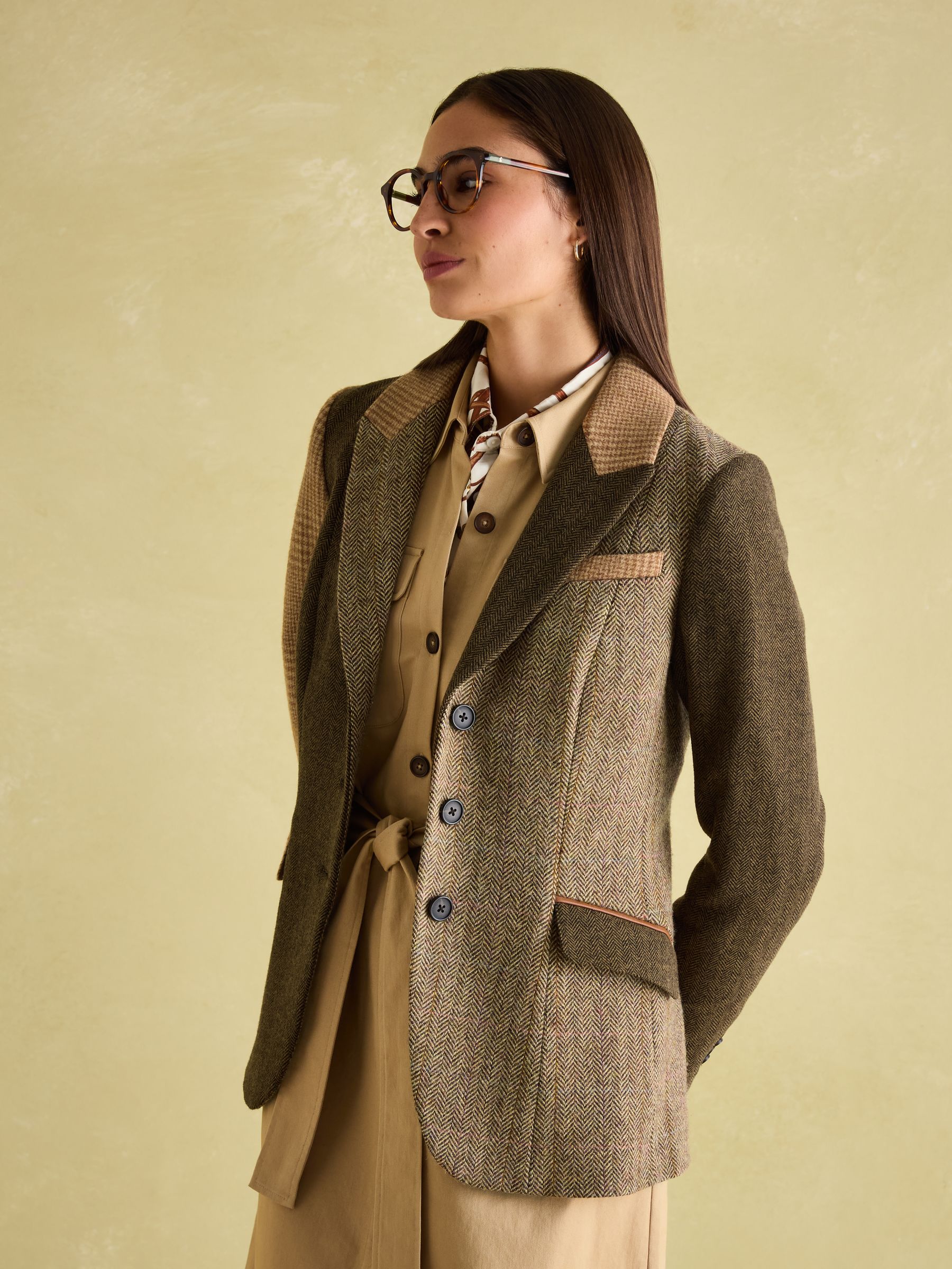 Buy Joules Harlow Multi Hotchpotch Tweed Blazer from the Next UK