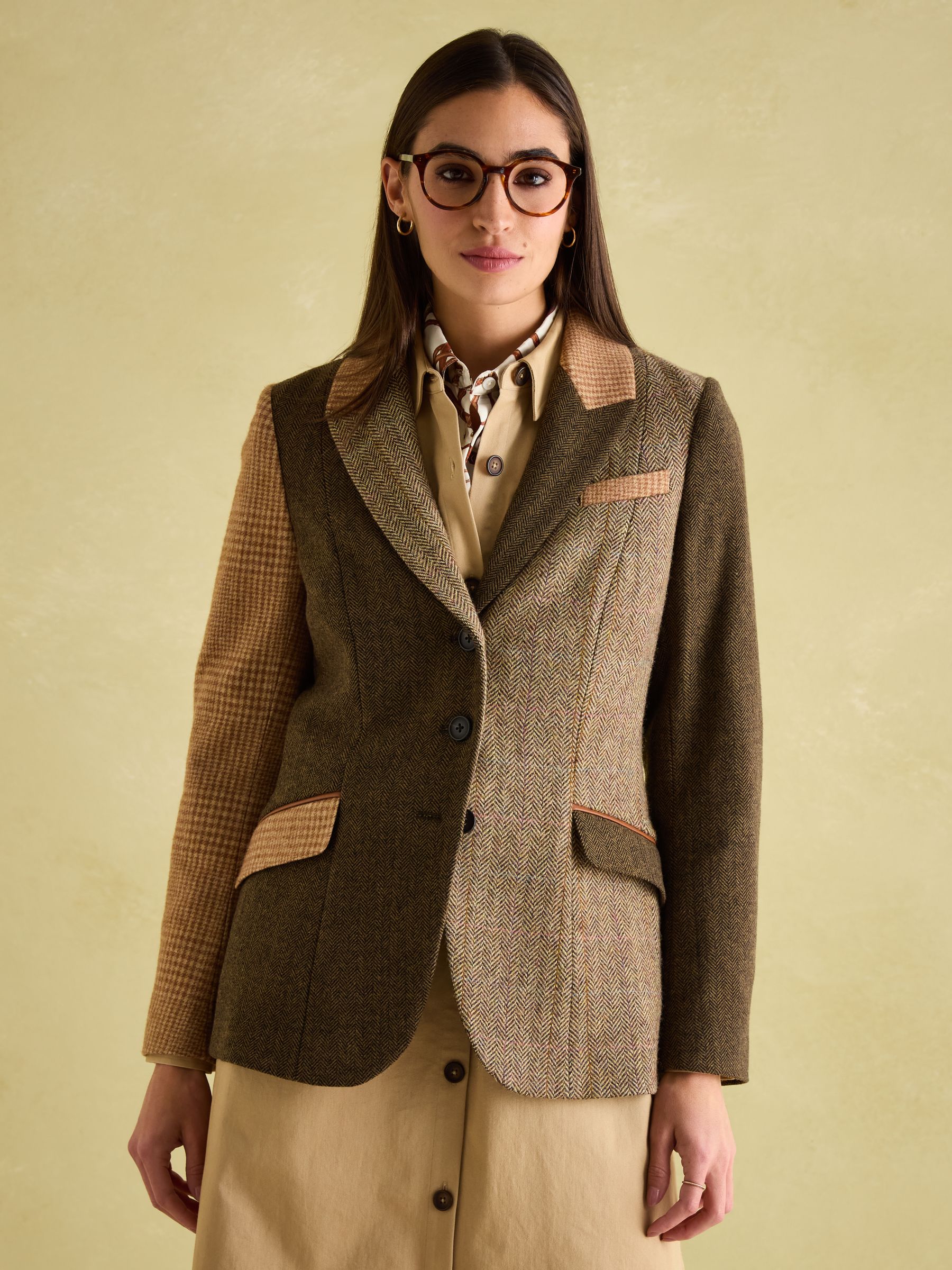 Buy Joules Harlow Multi Hotchpotch Tweed Blazer from the Next UK
