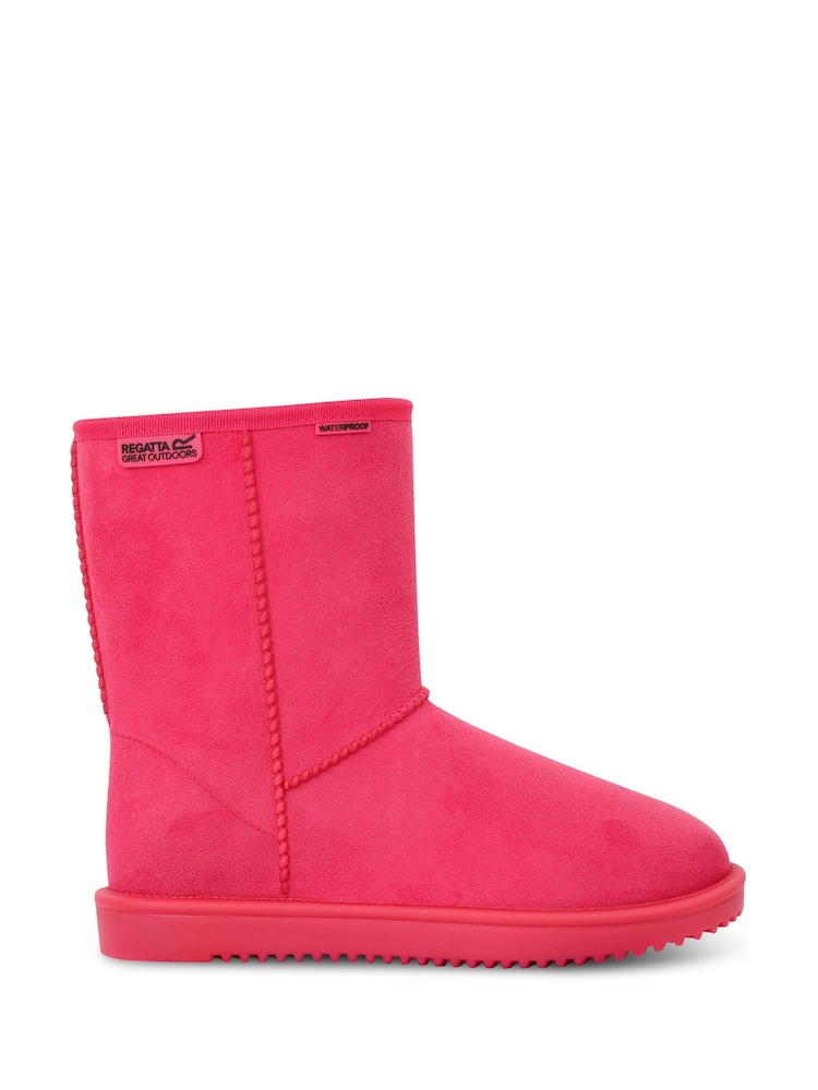 Regatta Pink Risley Mid Waterproof Snow Boots - Image 1 of 3