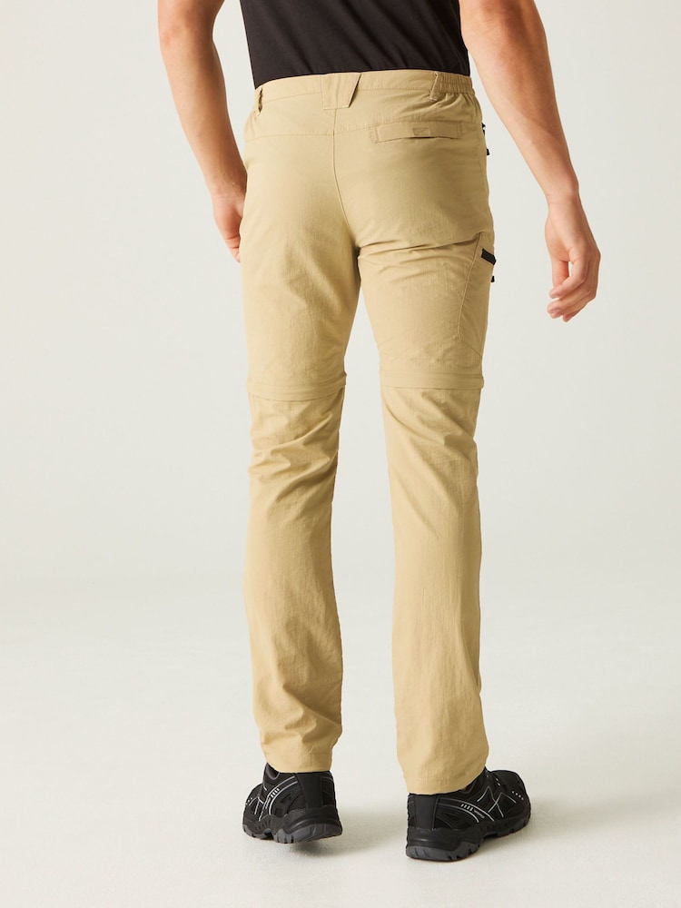 Regatta Natural Mens Leesville II Zip Off Trousers - Image 2 of 9 Regatta Natural Mens Leesville II Zip Off Trousers - Image 2 of 9