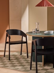 MADE.COM Set of 2 Black Aster Dining Chairs - Image 1 of 3