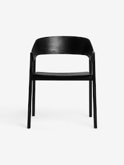 MADE.COM Set of 2 Black Aster Dining Chairs - Image 5 of 6
