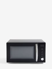 Black Sleek 800W 20L Microwave - Image 4 of 5