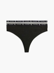 Calvin Klein Black Modern Thongs 2 Pack - Image 5 of 5