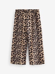 Imprimeu leopard - Pantaloni Evazat texturat (3-16ani) - Image 5 of 7