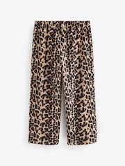 Imprimeu leopard - Pantaloni Evazat texturat (3-16ani) - Image 6 of 7