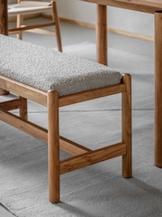 Gallery Home Natural Elvan Dining Bench - Image 4 of 6