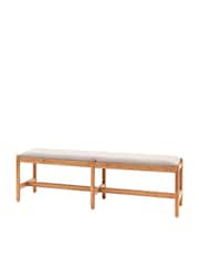 Gallery Home Natural Elvan Dining Bench - Image 5 of 6