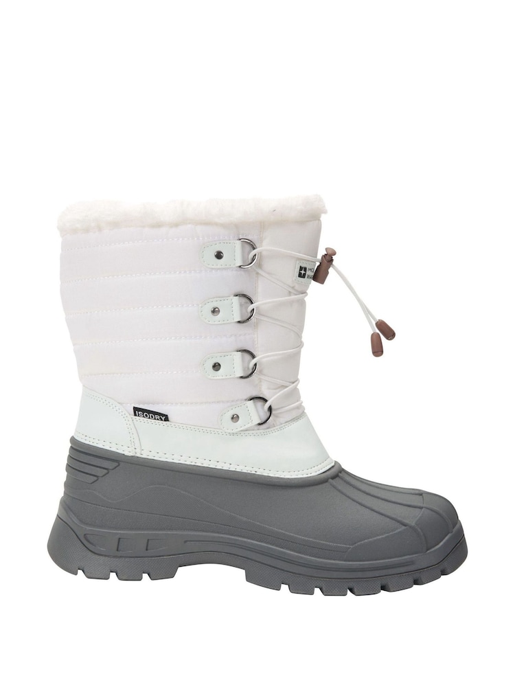 Mountain Warehouse White Whistler Womens Sherpa Lined Adaptive Snow Boots - Image 2 of 5