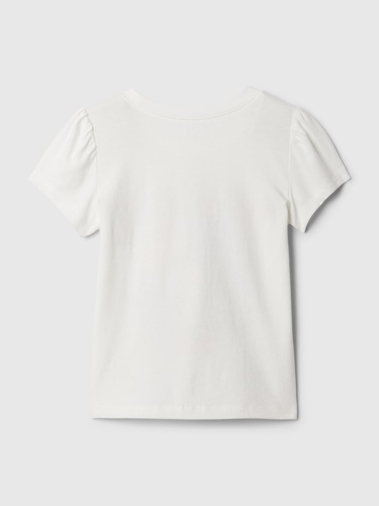 Gap White Summer Graphic Short Sleeve T-Shirt (Newborn-5yrs) - Image 2 of 2