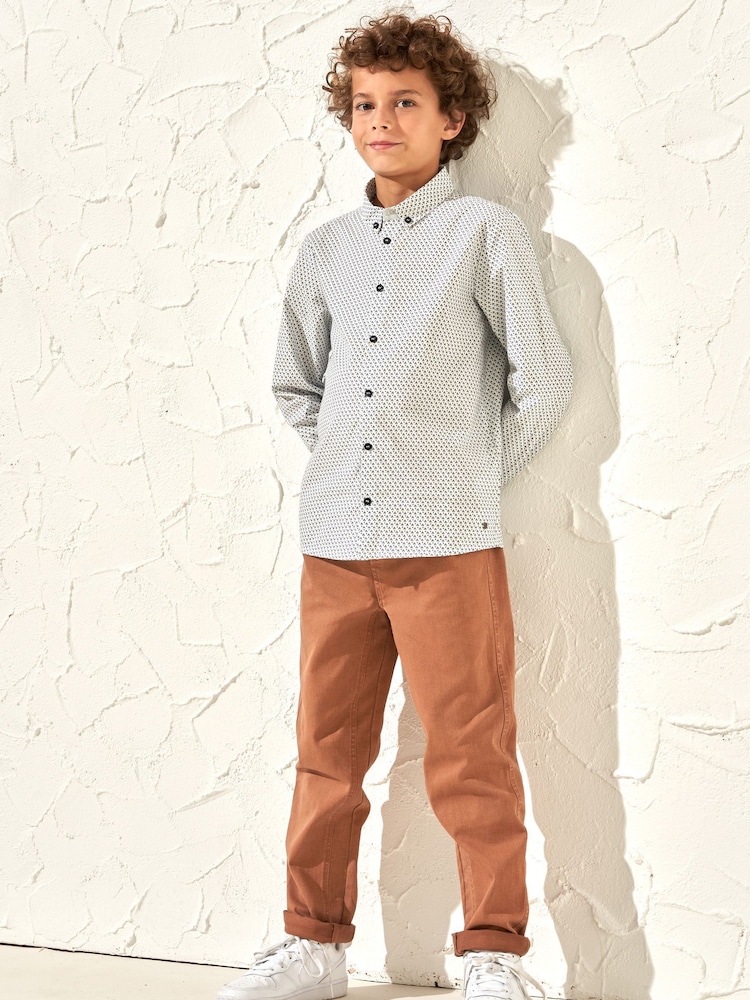 Белый - Angel & Rocket Брюки-чинос Oscar Smart Washed - Image 1 of 4