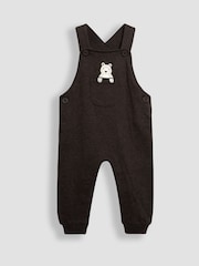 JoJo Maman Bébé Brown Bear Applique Dungarees & Top Set - Image 2 of 6