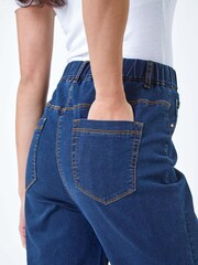 Roman Blue Stretch Crop Denim Jeggings - Image 5 of 5
