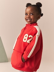 Red Bear Half Zip Sweater And Leggings Set (3mths-7yrs) - Image 3 of 9
