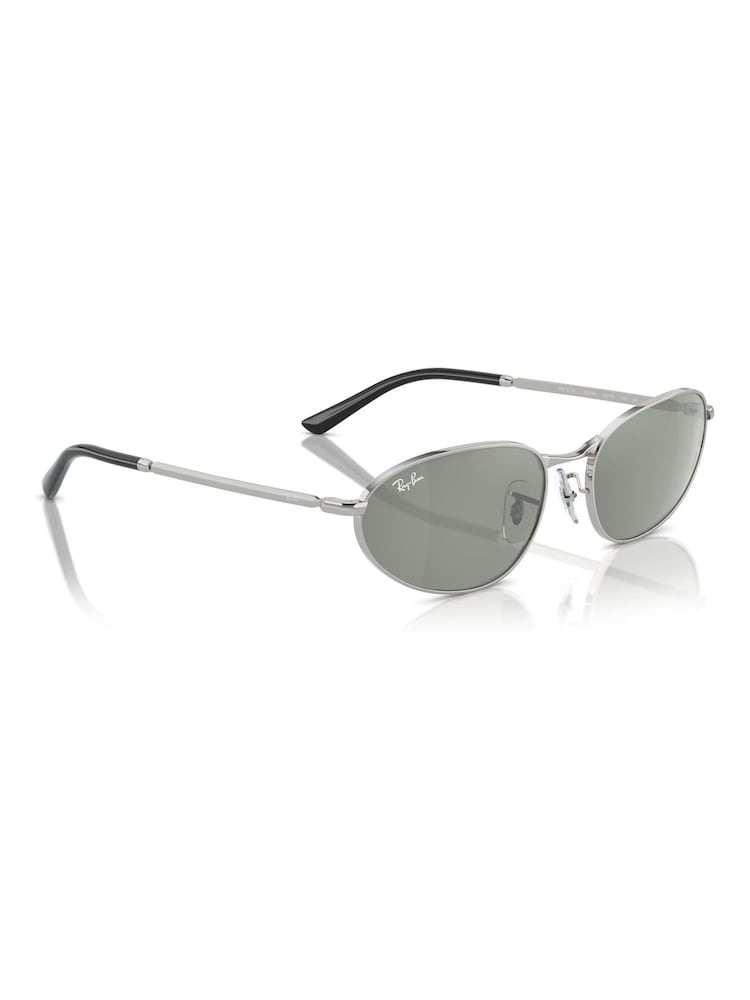 Ray-Ban Silver Tone Rb3734 Irregular Sunglasses - Image 2 of 7