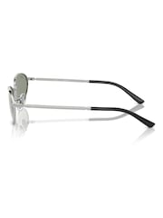 Ray-Ban Silver Tone Rb3734 Irregular Sunglasses - Image 6 of 7