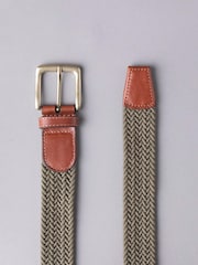 Lakeland Leather Green Greythwaite Braided Belt - Image 2 of 3