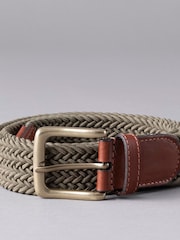Lakeland Leather Green Greythwaite Braided Belt - Image 3 of 3