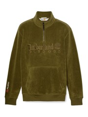 Timberland Green Linear Logo 1/4 Polartec 200 Fleece - Image 5 of 5