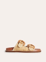 Boden Natural Double Buckle Sliders - Image 3 of 5