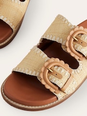 Boden Natural Double Buckle Sliders - Image 5 of 5