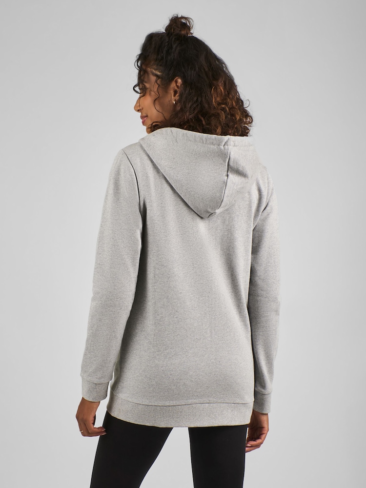 JoJo Maman Bébé Marl Grey 3-In-1 Hoodie - Image 2 of 5
