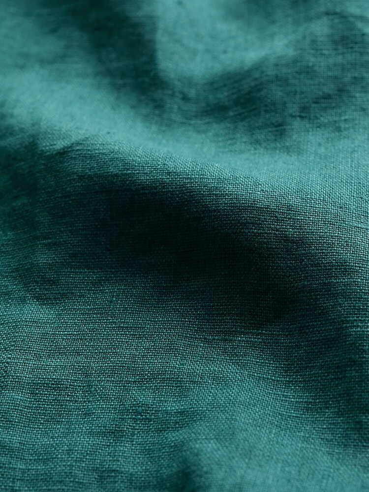 Seasalt Cornwall Green 100% Linen Petite Draw Kiln Dress - Image 5 of 5