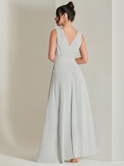 Jolie Moi Plissiertes Chiffon-Maxikleid - Bild 2 von 6